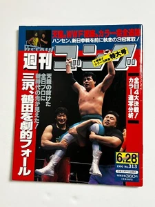 GONG Weekly Pro Wrestling Magazine June 28 1990 No. 313 Japan Japanese - Picture 1 of 7