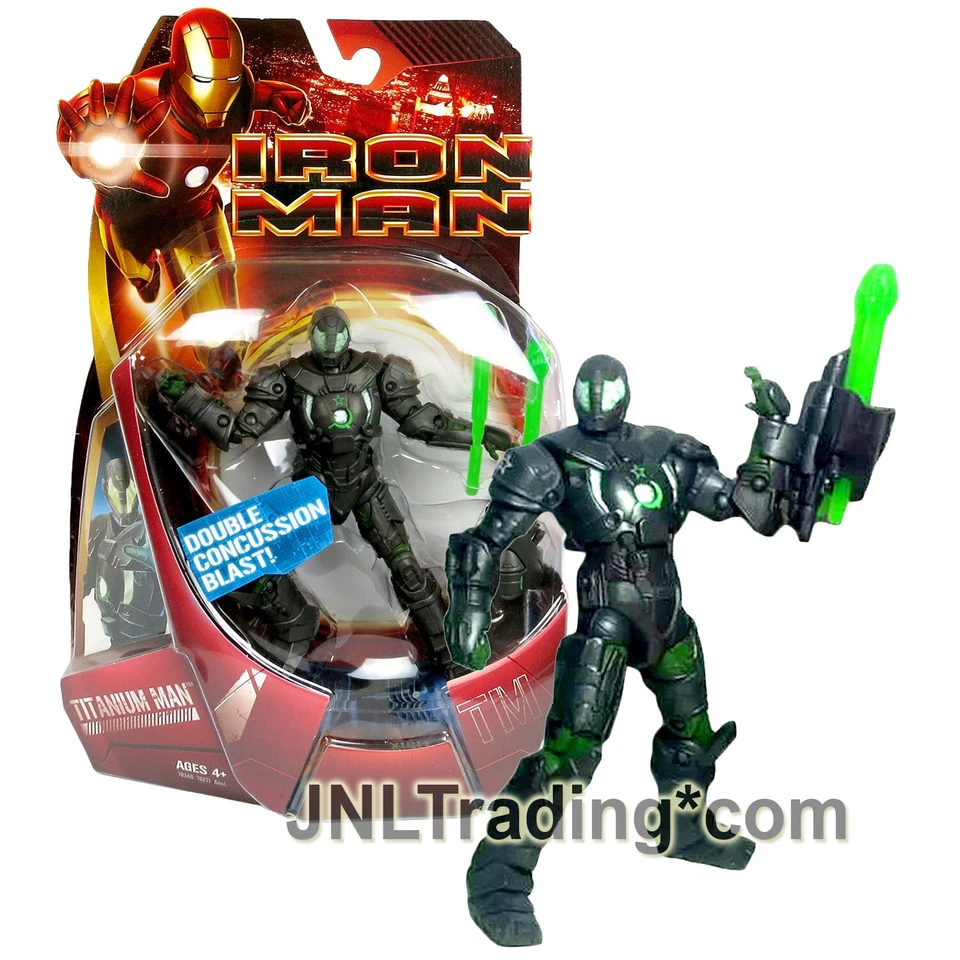 Hasbro Toy 653569297406 Marvel Iron Man Movie Action Figure Titanium 7