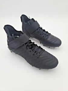 Botines de fútbol Nike Jordan Alpha Menace Pro 2 Mid negros para hombre talla 11 - Imagen 1 de 8