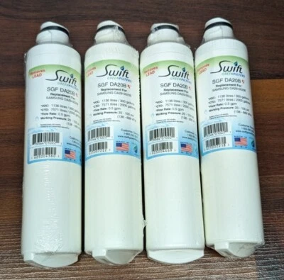 Swift Green Filters SGF-DA20B Refrigerator Water Filter for Samsung - 4 Pack - Image 1 of 4