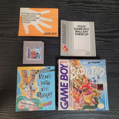 Skate or Die: Bad 'n Rad para GameBoy en caja IB gran forma Foto 1 de 4