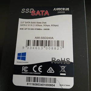 Amicroe 240GB, 2.5 inch Internal SSD - Picture 1 of 1