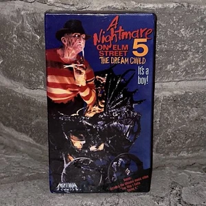 New A Nightmare on Elm Street 5 The Dream Child VHS Sealed 1989 Media Freddy - Picture 1 of 6