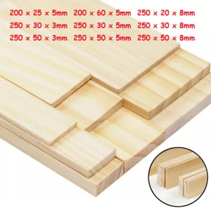 3 mm 5 mm 8 mm stark Kiefer Platte Möbel Holz Brett Platte Flugzeug Schiff Modell DIY - Bild 1 von 7