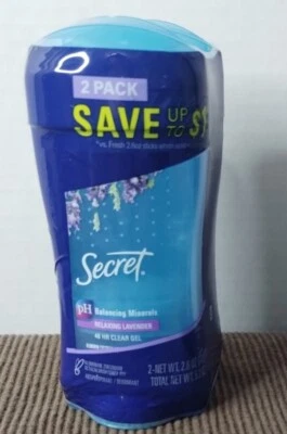 Secret 48 HR Protection Anti-Perspirant Crystal Clear Gel Lavender 2.6 Oz  - Image 1 of 4