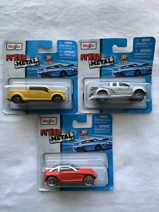 Maisto Fresh Metal Die Cast Lot Of 3 Vehicles Ford - Picture 1 of 5