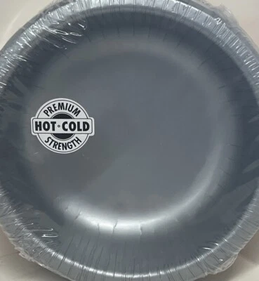 Silver Paper Bowls 20 oz 20 Per Pack Tableware Decorations Party Supplies - Image 1 of 2