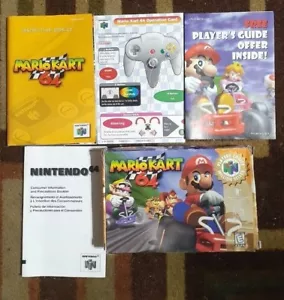 Mario Kart 64 Nintendo 64 Manual/Inserts/Box Only NO GAME!  - Picture 1 of 1