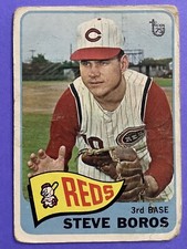 2014 Topps 75th Anniversary Stamp Buyback Steve Boros 1965 Cincinnati Reds 102