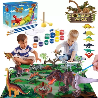 Children's dinosaur World jungle Insect Wild animal models Boys and Girls toys - Image 1 of 4