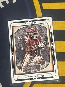 2023 SAGE Artistry - #90 Marvin Mims (RC) - Picture 1 of 2