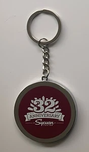 Vintage Sycuan Casino 32 year Anniversary Keychain Lucky Charm - Picture 1 of 4