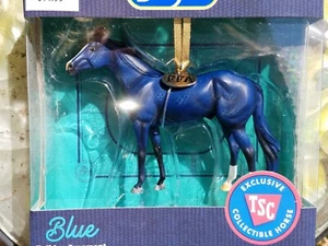 Fornitura trattore cavalli quarto blu Breyer TSC FFA decorazione natalizia - Foto 1 di 8