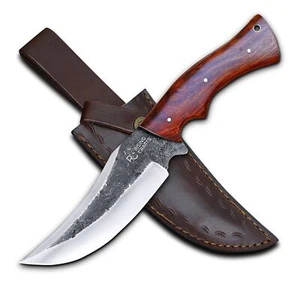 Handmade High Carbon Steel Knife - Full Tang Bushcraft Knife - Fixed Blade Su... - Picture 1 of 8