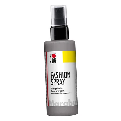 Marabu Fashion Spray grau Textilsprühfarbe Stofffarbe zum Sprühen 100 ml - Bild 1 von 4