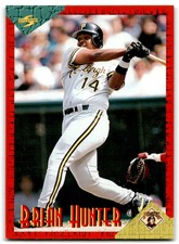 1994 Score Rookie & Traded Brian Hunter Rookie Pittsburgh Pirates #RT42