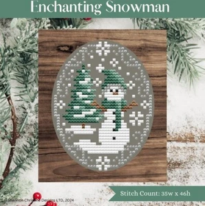 Gráfico de punto de cruz contado de Shannon Christine Designs ~ muñeco de nieve encantador ~ - Imagen 1 de 2
