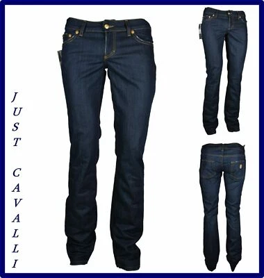 Just Cavalli jeans donna vita bassa a zampa elasticizzati bootcut blu 40 42 44 - Imagen 1 de 4