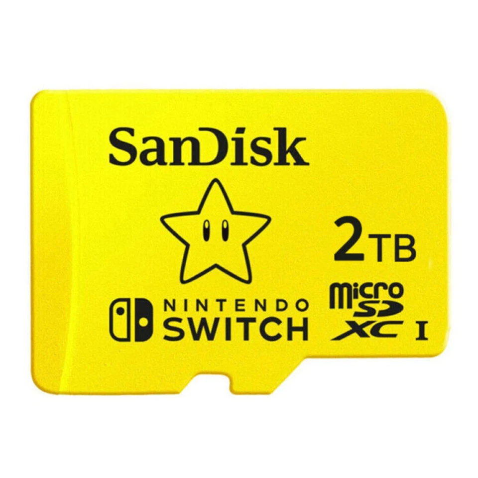 2TB SanDisk microSDXC Speicherkarte Card for Nintendo Switch C10 UHS-I U3 100MBs - Bild 1 von 4