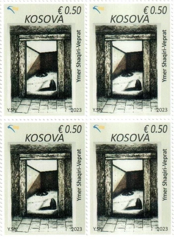 Kosovo Stamps 2023. Ymer Shaqiri: Art, picture, graphic. 0.50 Eur Definitive MNH Cover