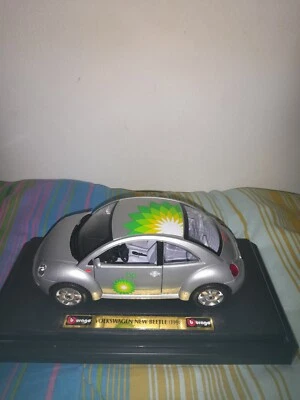 Burago Promo BP vw new beetle 1/24 italy bburago no mebetoys politoys polistil  - Immagine 1 di 4