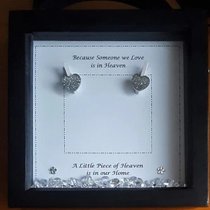 "Because Someone we love is in Heaven" Memory Box Frame ~ personalise with photo - Picture 1 of 1