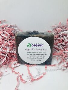 Coffee Natural Soap-Handmade Organic Soap with Activated Charcoal
