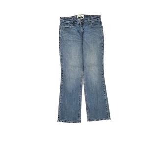 Signature By Levi Strauss Mid Rise Bootcut Women's size 12 Dark Blue Denim Jeans - Picture 1 of 6