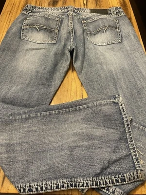 Rock & Roll Cowboy Pistol Regular Bootcut Mens Size 40X36 Zip Fly Western Jeans  - Image 1 of 4