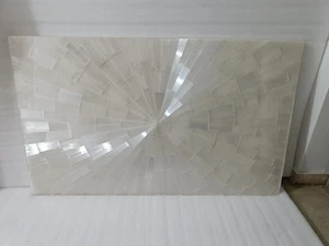 Unique Selenite Crystal Healine Stone Dining Table Luxury Looks For Home - Picture 1 of 12