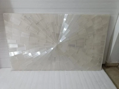 Unique Selenite Crystal Healine Stone Dining Table Luxury Looks For Home - Image 1 of 4