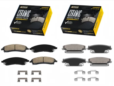 Pastillas de freno delanteras y traseras de cerámica para Cadillac STS 2005-2008 3,6 L 4,4 L Foto 1 de 4