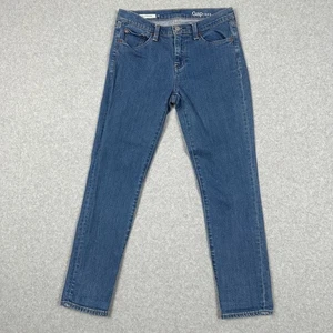 Gap Jeans Damen 26 Girlfriend Fit Medium Wash Mid Rise Blau Denim - Bild 1 von 11
