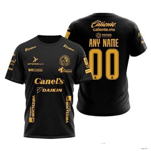 Personalized LIGA MX Atletico San Luis Shirt 3D 2024 Third Kits Gold Logos - Picture 1 of 7