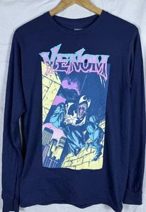Marvel "Venom" Long Sleeve T-shirt Unisex S Black Colorful Large Graphic Comic - Picture 1 of 7