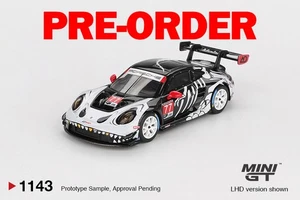 (Pre-order) MINI GT #1143 Porsche 911 GT3 R 77 AO Racing 2025 IMSA Petit Le Mans - Picture 1 of 5