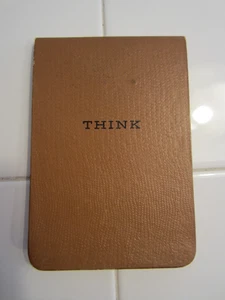 Vintage IBM Think Notepad Thinkpad Pocket Paper Block Notebook Case Cover 1960s - Bild 1 von 6