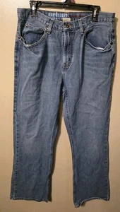 Pantalones de mezclilla Urban Pipeline para hombre talla 34x34 corte bota relajado lavado medio - Imagen 1 de 13