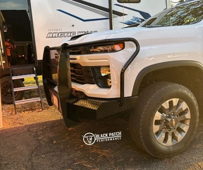 Ranch Style Steel Front Bumper 2024-2025 Chevy Silverado 2500 3500 Diamond Plate Foto 1 de 4