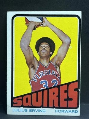 Tarjeta de novato 1972 Topps #195 Julius Erving Foto 1 de 3