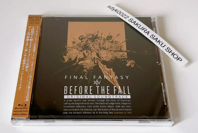 Final Fantasy XIV Before The Fall Original Soundtrack Blu-ray Japan Music SMD