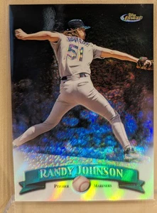 1998 Topps Finest DUAL SIDED REFRACTOR #237 Randy Johnson RARE ICONIC PARALLEL - Picture 1 of 2