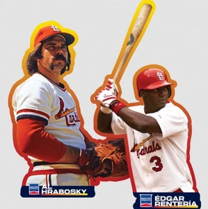 St Louis Cardinals Hall of Fame Magnet Set: Renteria, Hrabosky - 9/3/25 SGA: NEW - Picture 1 of 1