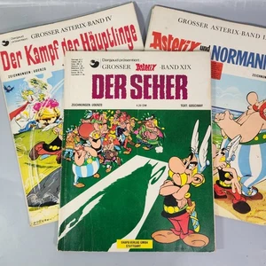 Vintage deutsche Comics Großer Asterix Normannen schiere Häuptlinge Bände 4 9 19 PB - Bild 1 von 24