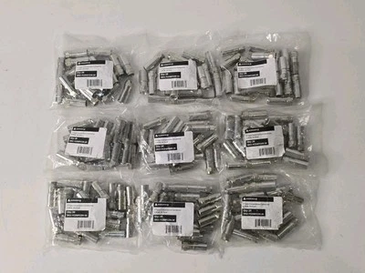 F Type Compression Connector Male Plug For Coax Cable Coaxial | Qty 180 Bulk  - Image 1 of 4