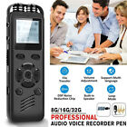 8/16/32GB Intelligent Digital Audio Voice Phone Recorder Dictaphone MP3 Player