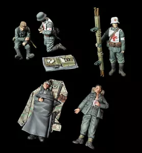 Juego médico alemán de resina 1/72 Segunda Guerra Mundial sin construir sin pintar XH004 - Imagen 1 de 2