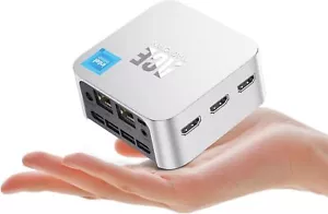 ACEMAGICIAN Win11 Mini PC,12th Alder Lake N100 12GB LPDDR5 256GB M.2 SSD Mini... - Picture 1 of 9