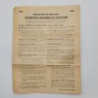 1964 Instructions For Form 1040A For Employees Who Earned Less Than $10,000