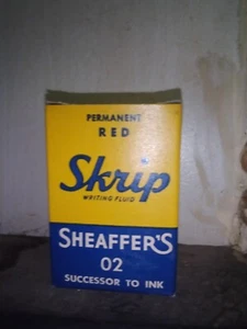 Vintage Ink Bottle Skrip w/ Original Box #2 - Bild 1 von 9